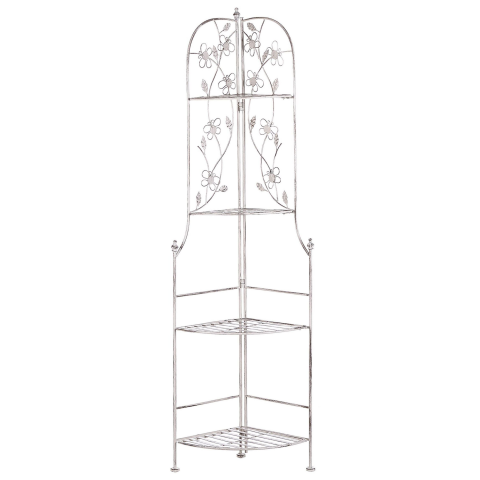 Corner shelf BIELLA Metal 35 cm 35 cm White [1]