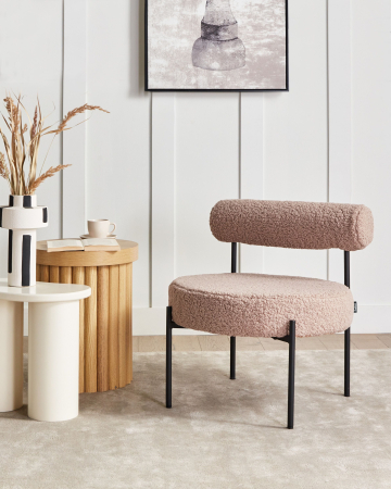 Whole Home - ALPHA Boucle armchair Taupe