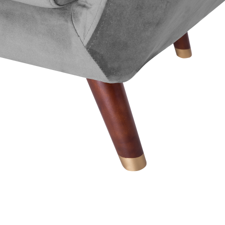 Fotoliu BODO Catifea Gri [7]