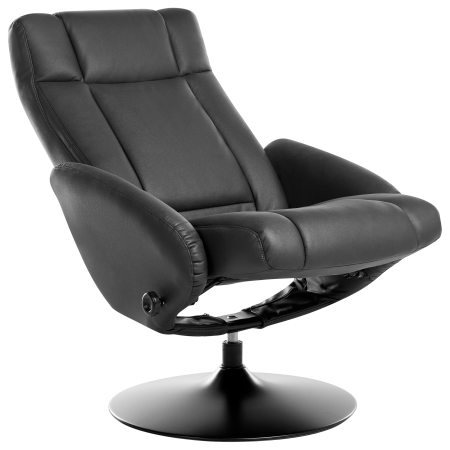 Recliner armchair APATE Eco-leather Black [4]