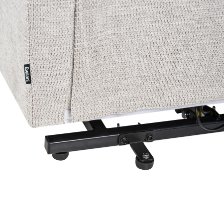 ELEGY Electric Recliner Armchair Retractable Footrest Light Grey [8]