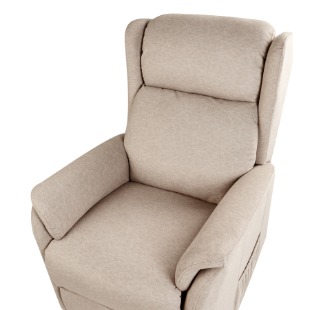 Fotoliu cu recliner electric ELEGY Suport pentru picioare retractabil  Taupe [6]