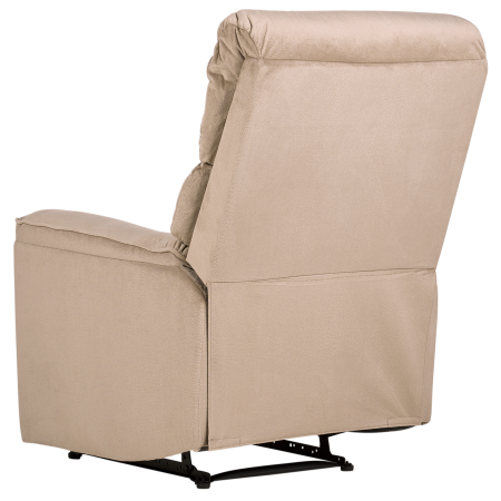 Recliner armchair EVERTON Retractable footrest Light Brown [5]