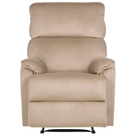 Recliner armchair EVERTON Retractable footrest Light Brown [3]