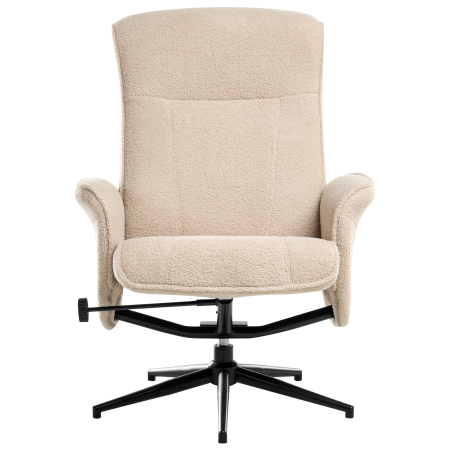 Recliner armchair JAPET Boucle Beige [6]