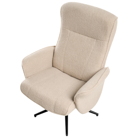 Recliner armchair JAPET Boucle Beige [8]