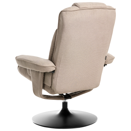 Set of 2 NYKS recliner armchair Taupe [6]