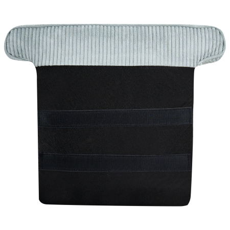 Fotoliu cu spătar înalt ABSON Velur Albastru deschis [9]