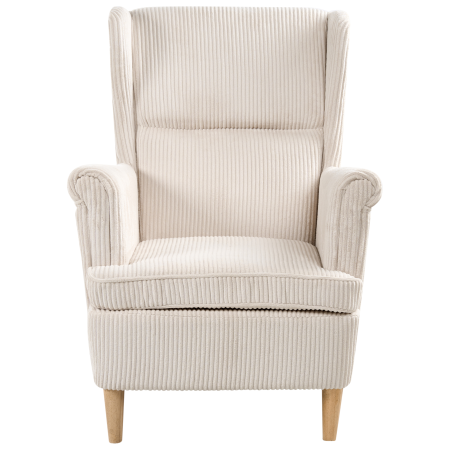 ABSON high-back armchair Velvet Beige light [4]