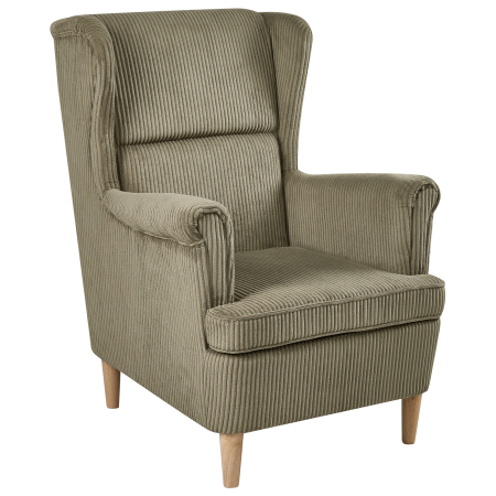 ABSON High Back Armchair Velvet Green [3]