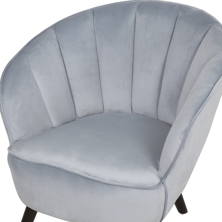 Armchair DALA Velvet Light Grey [6]