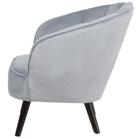 Armchair DALA Velvet Light Grey [4]