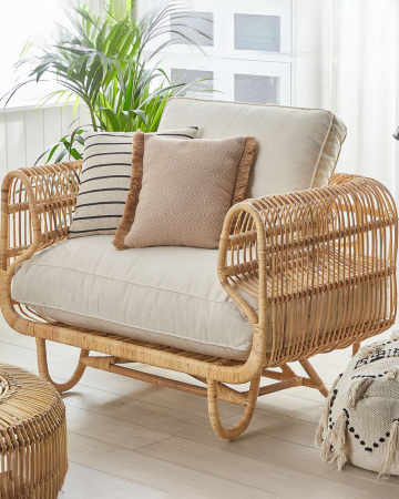 Fotoliu - DOLCEDO garden armchair Natural rattan