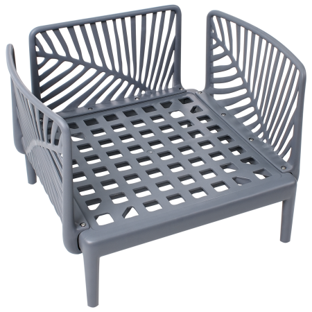 Fotoliu de grădină SATURNIA Gri [6]