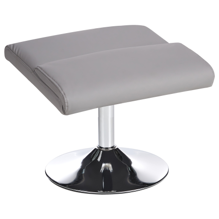 Massage chair LEGEND with stool Eco-leather Grey [8]