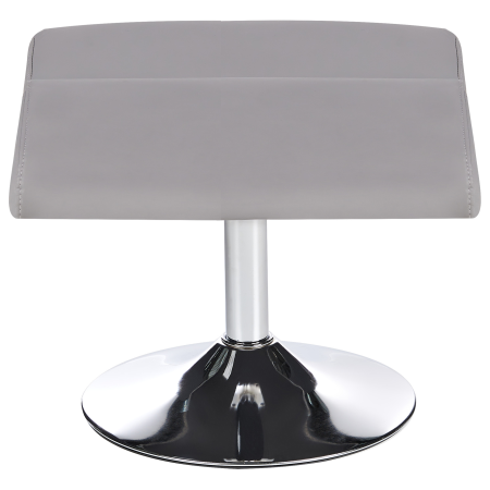 Massage chair LEGEND with stool Eco-leather Grey [9]