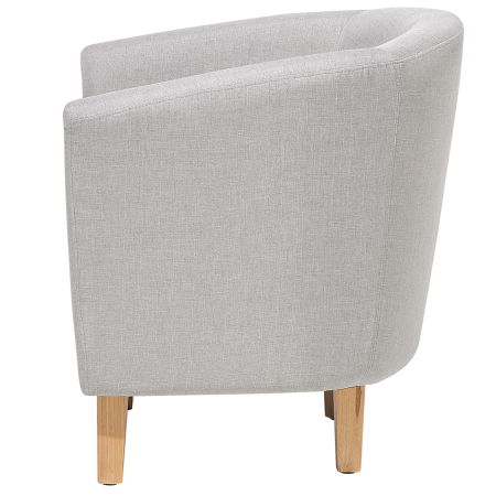 Fotoliu HOLDEN cu taburet  Gri deschis [5]