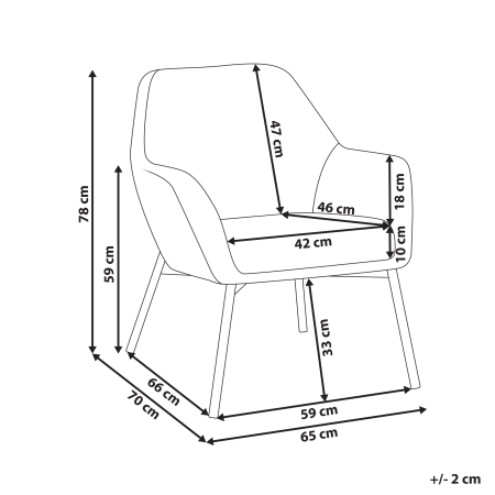 Fotoliu JABRO  Alb-murdar [2]