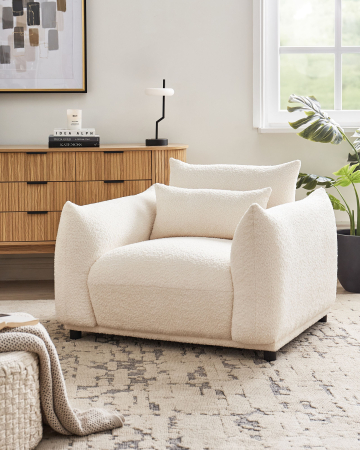Whole Home - JAMSA Armchair Boucle Off-white