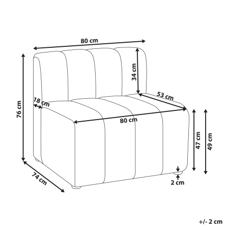 Fotoliu KAGE Boucle Bej deschis [2]