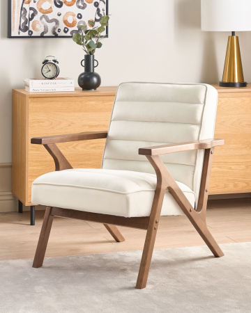 Whole Home - KISA Armchair Velvet Off-white