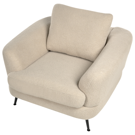 Fotoliu KJAER Boucle Bej deschis [6]