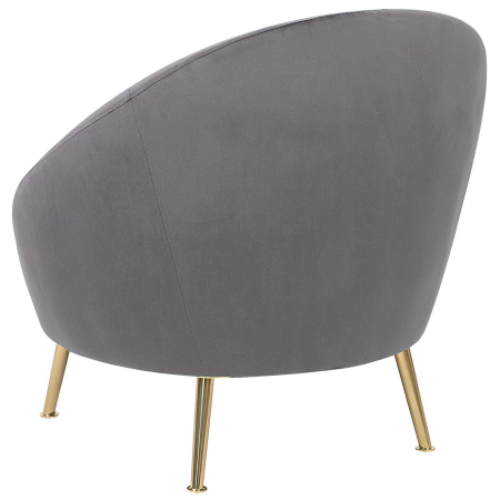 LANGA Armchair Grey Velvet [4]