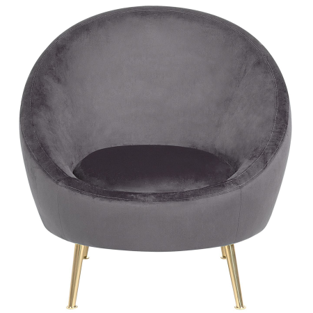 LANGA Armchair Grey Velvet [3]