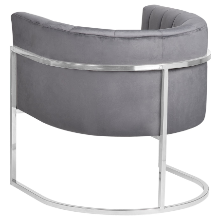 Fotoliu LARVIK Catifea Gri [4]