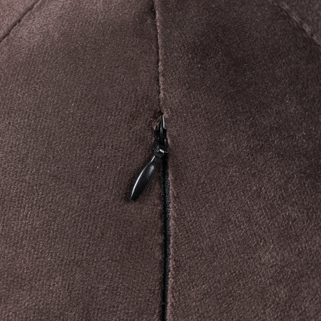 LEIREN armchair Velvet Dark brown [8]