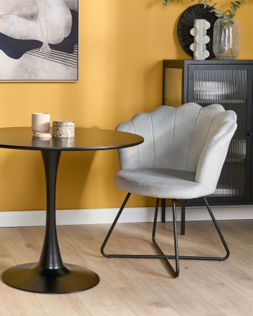 Fotoliu - LOVELOCK Armchair Velvet Grey