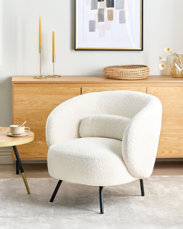 Whole Home - MAKELA armchair Boucle Off-white