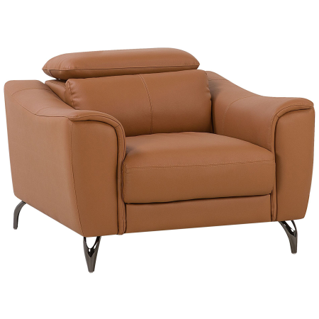 NARWIK Armchair Genuine Leather Brown [1]