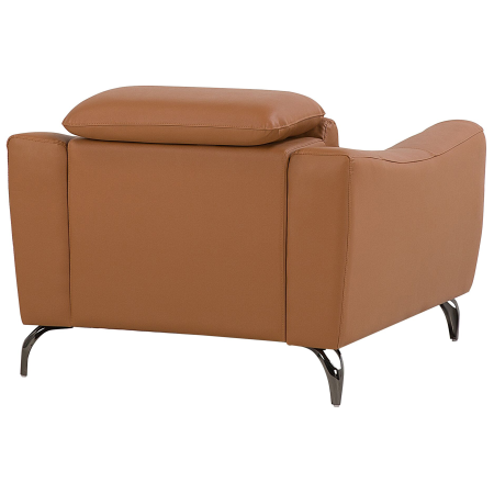 NARWIK Armchair Genuine Leather Brown [5]