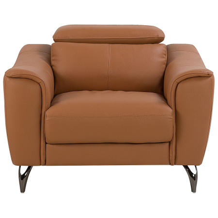 NARWIK Armchair Genuine Leather Brown [3]