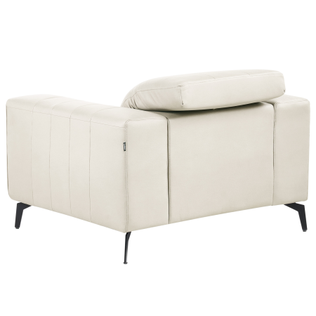 Fotoliu OMMEL Piele ecologică Bej deschis [6]