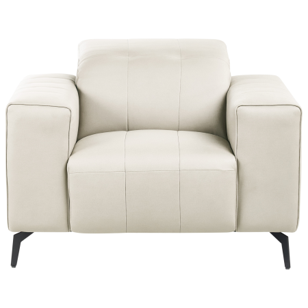 Fotoliu OMMEL Piele ecologică Bej deschis [5]