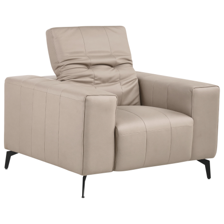 OMMEL armchair Taupe eco-leather [3]