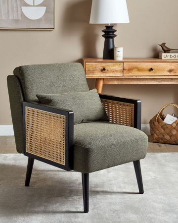 Whole Home - ORUM armchair Dark green