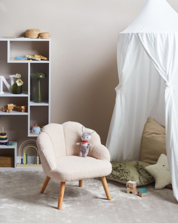 Whole Home - Children's armchair MILAND Boucle Light Beige