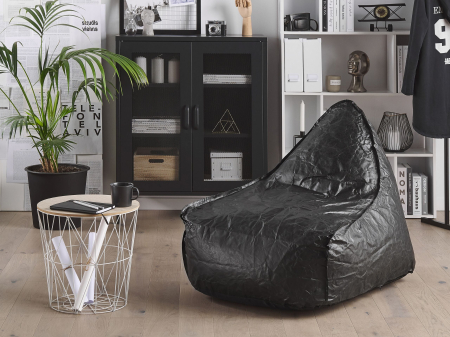 Fotoliu puf - 200 L DROP armchair 63 cm 75 cm Black