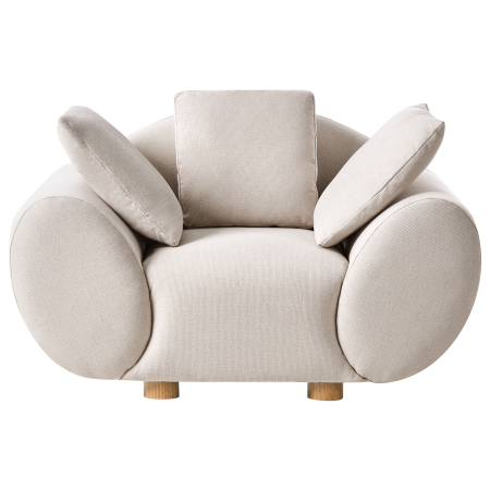 Fotoliu RINGEL cu perne  Bej deschis [3]