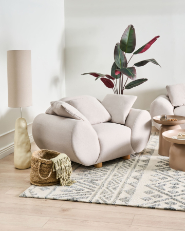 Fotoliu - Fotoliu RINGEL cu perne  Bej deschis