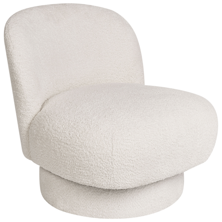 AYLO Swivel Armchair Boucle Off-white [3]
