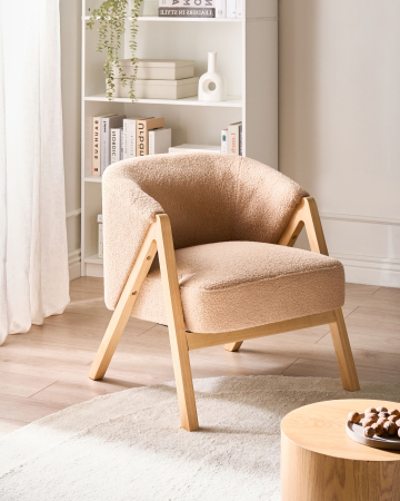 Fotoliu - SKEI Armchair Boucle Beige