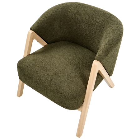 Armchair SKEI Boucle Dark Green [6]