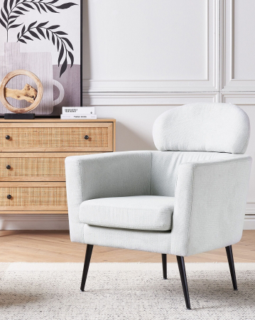 Whole Home - SOBY armchair Light grey