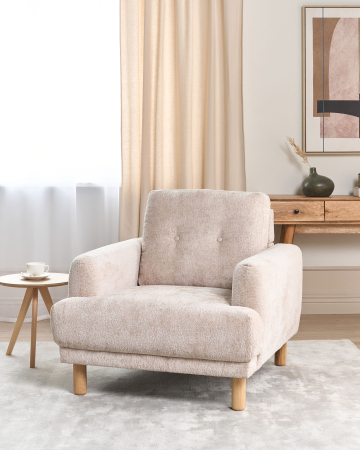 Casă & Locuință - Fotoliu TUVE Boucle Bej