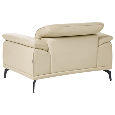 VEJEN Beige eco-leather armchair [5]