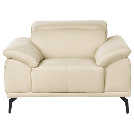 VEJEN Beige eco-leather armchair [4]